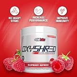 EHP Labs OxyShred Thermogenic Pre Workout Powder Raspberry 60 Servings view 4