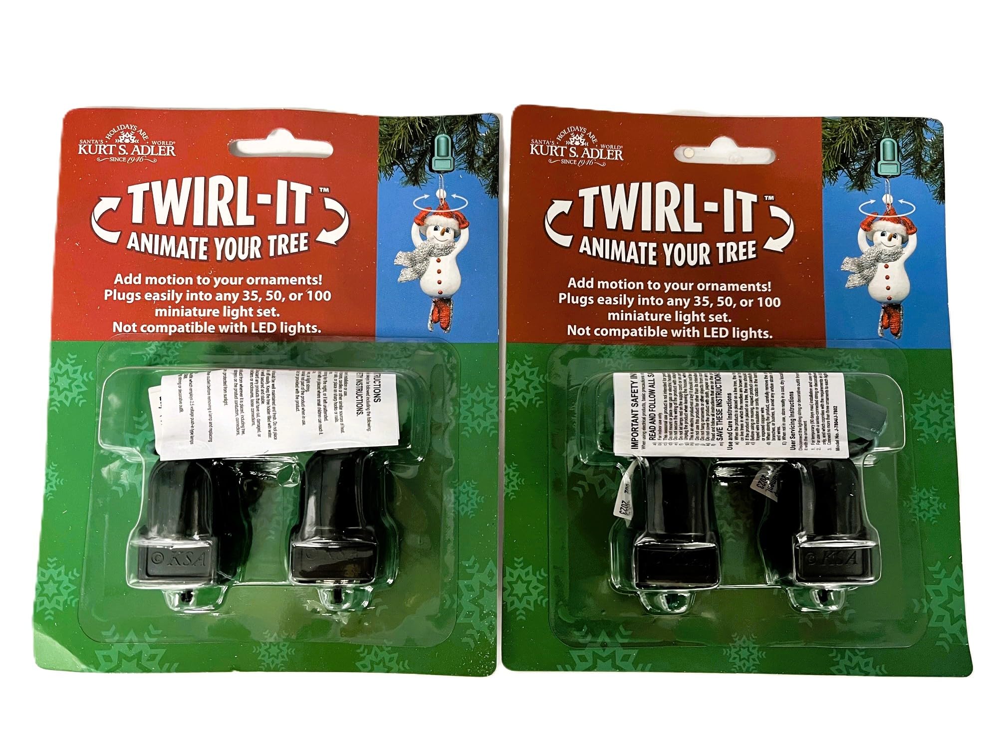 Photo 1 of Kurt Adler Twirl-It Motor Pigtails, Set of 4