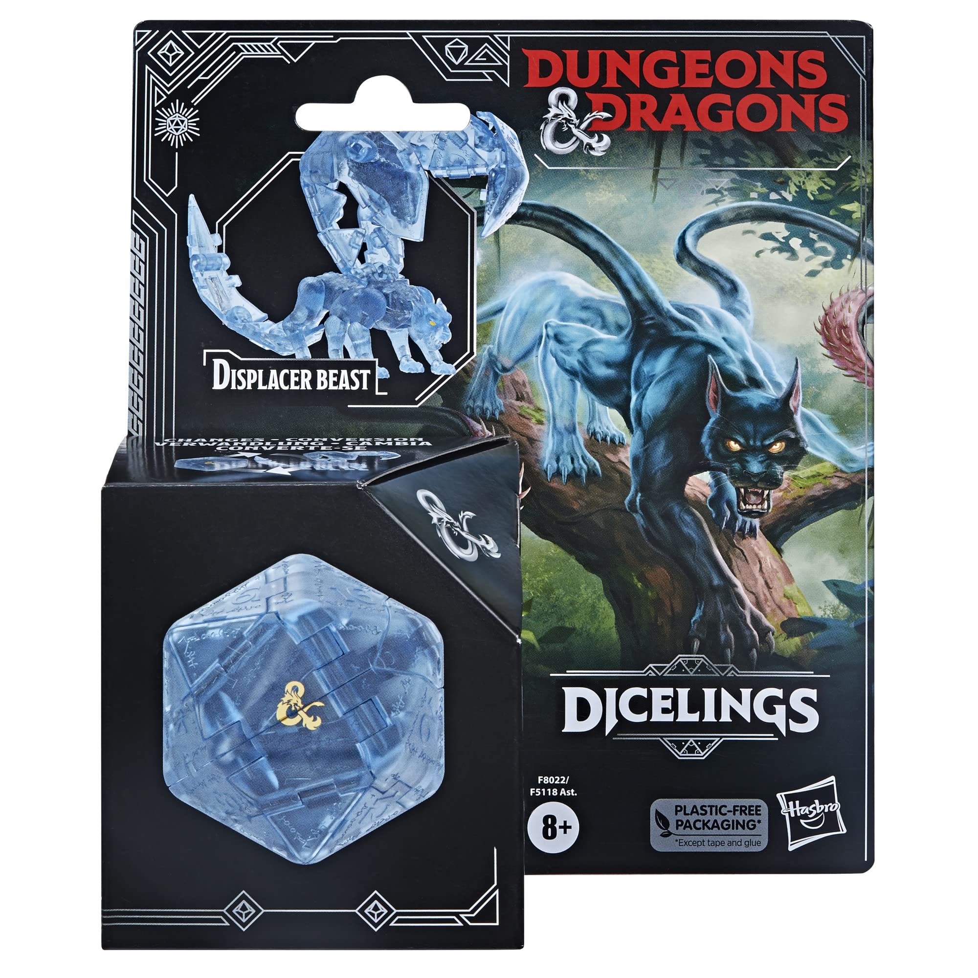 Dungeons & Dragons Hasbro Dicelings Displacer Beast Collectible D&D Action Figure