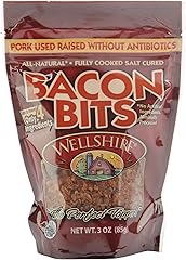 WFM 365 Bacon Pork Bits Salt Cured Cooked S0, 3 oz