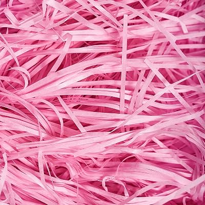 JeeMooTown 500g Pink Shredded Tissue Paper Gift Hampers Eco Friendly