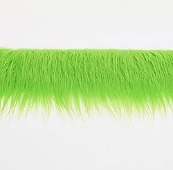 Shaggy Plush Faux Fur Fabric Precut Strips Fluffy