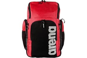 ARENA Team 45 Backpack Swimming Athlete Sports Gym Rucksack Large Training Gear Equipment Swim Bag for Men/Women, 45 Liters