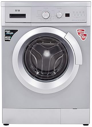 IFB 7 kg Fully-Automatic Front Loading Washing Machine (Serena Aqua SXA LDT, Silver)