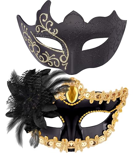 Masque facial en plastique de chat d'Halloween, demi-masque, accessoire de cosplay, costume de danse vintage, festival d'Halloween, nouvel an  15