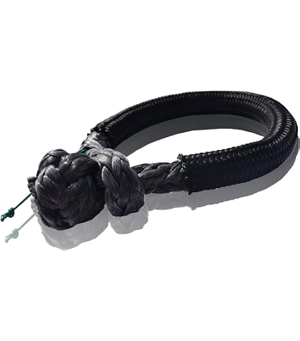 thumbnail image 2 of Anchored Soft Shackles - Secure Looping Solution 4.0x70x20mm, Black UHMWPE Rope 2 of 13
