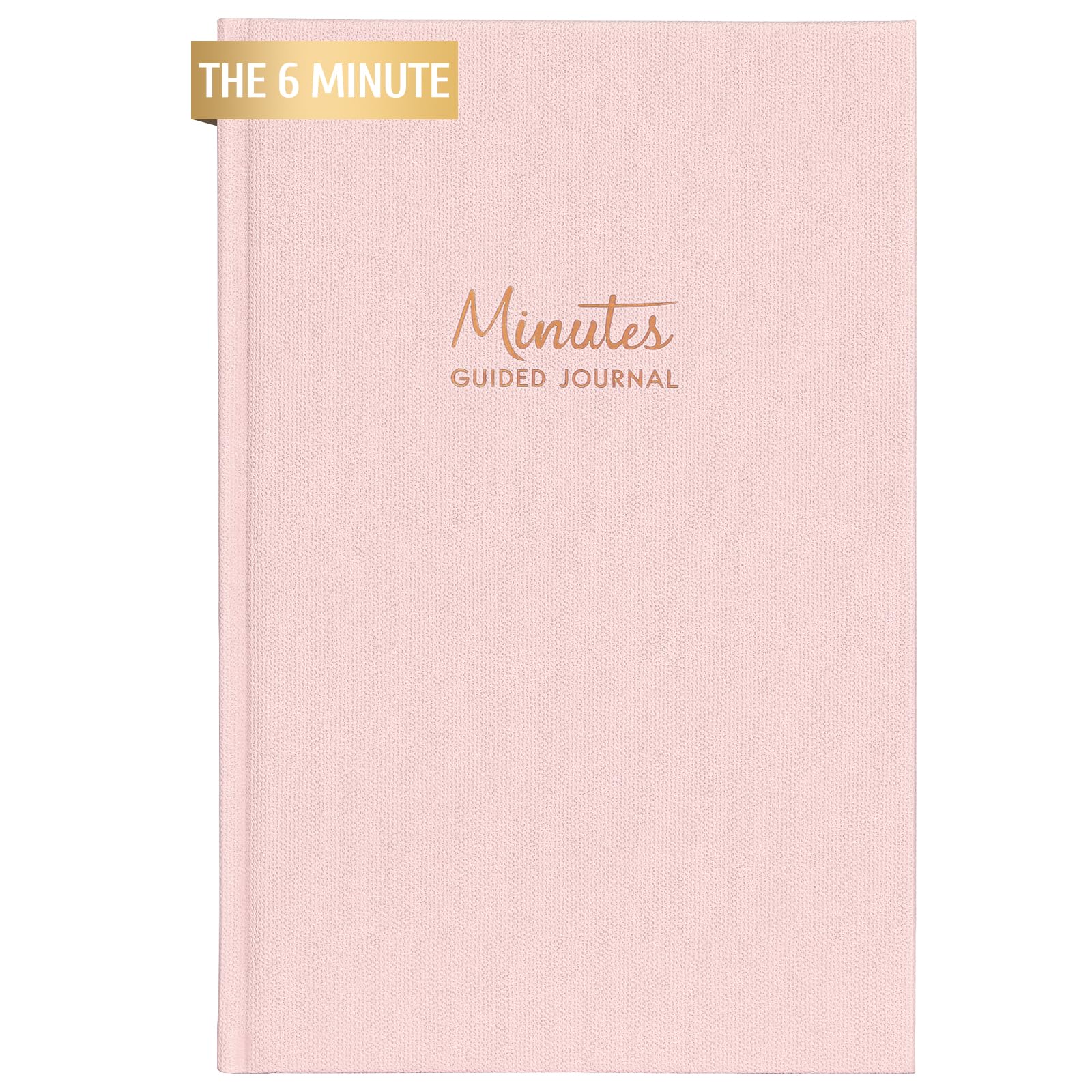 Colorage Gratitude Journal - The 6-Minute Diary, Daily Wellness Journal for Happiness, Undated weekly planners and organisers, Pink