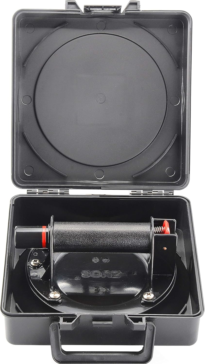 ZUOS 8" Glass Suction Cup Heavy Duty Hand-held Glass Lifter, Industrial Vacuum Lifter with handle for Granite Lifting &Window Replacement, 175 lbs Load Capacity/Carring Case: Home Improvement