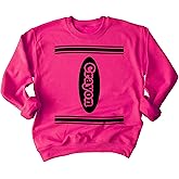 Promotion & Beyond Crayon Shirt Halloween Costume for Teams Groups Crewneck Sweatshirt