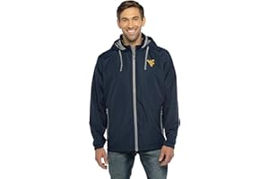 Vantage Apparel Men's Collegiate Premium Lightweight Packable Hooded Wind Jacket