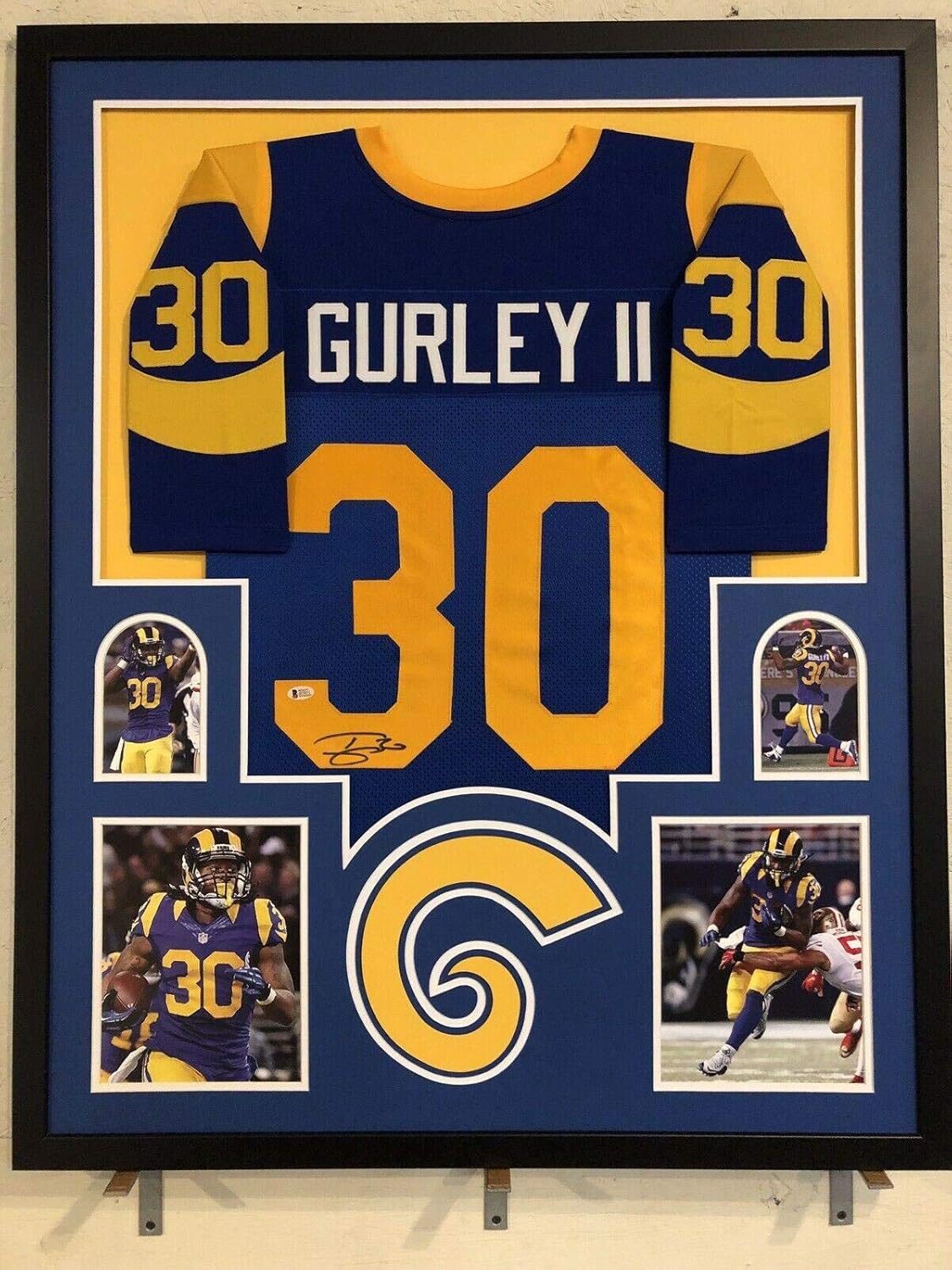 custom rams throwback jersey