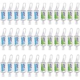 PURELL Advanced Hand Sanitizer Variety Pack, Naturals and Refreshing Gel, 1 fl oz Travel Size Flip Cap Bottle with JELLY WRAP Carrier (Pack of 36) - 3900-36-CMRFRAG
