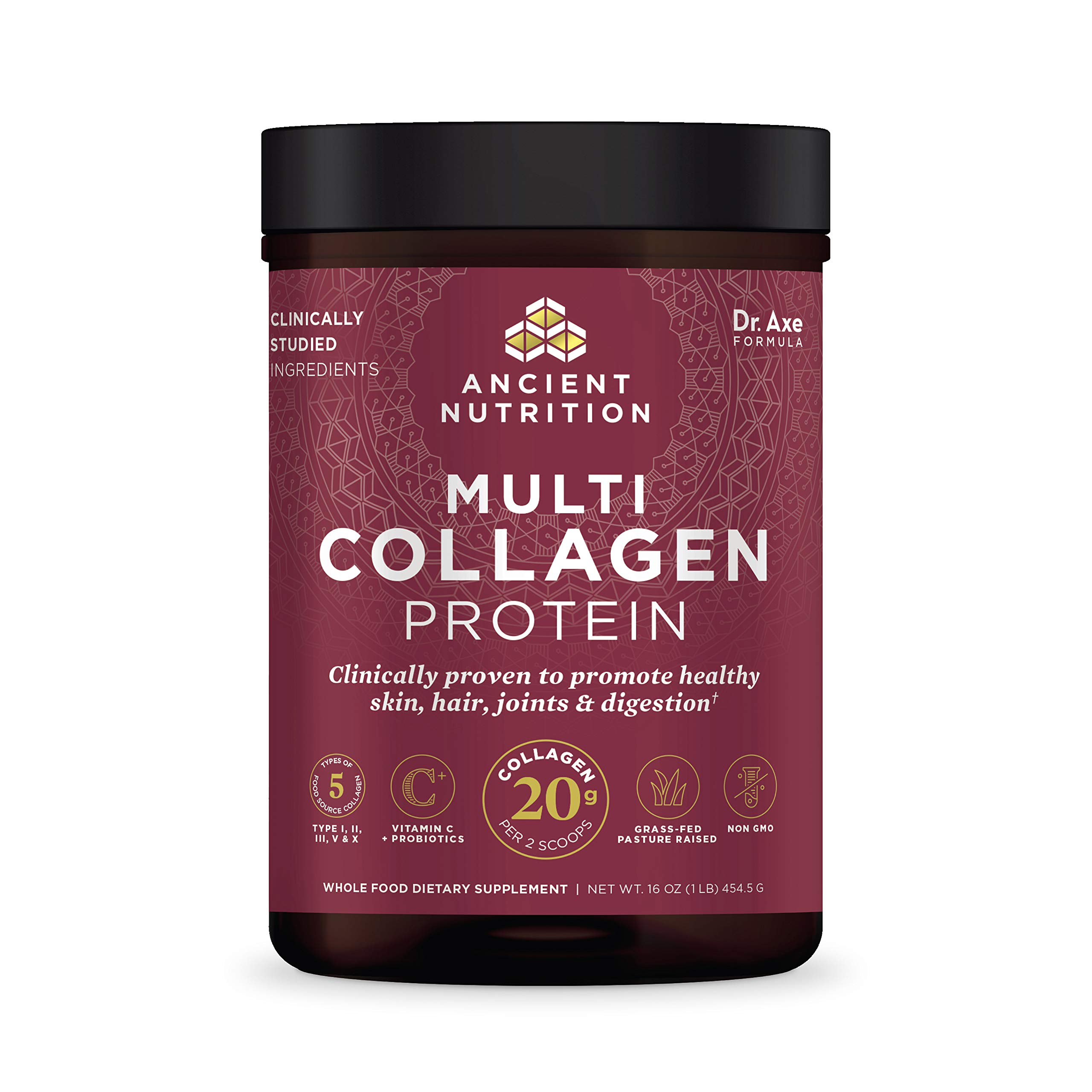 Ancient Nutrition Multi Collagen Protein Powder Pure, Collagen