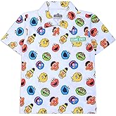 Sesame Street Boys Half Button Shirt for Infant and Toddler