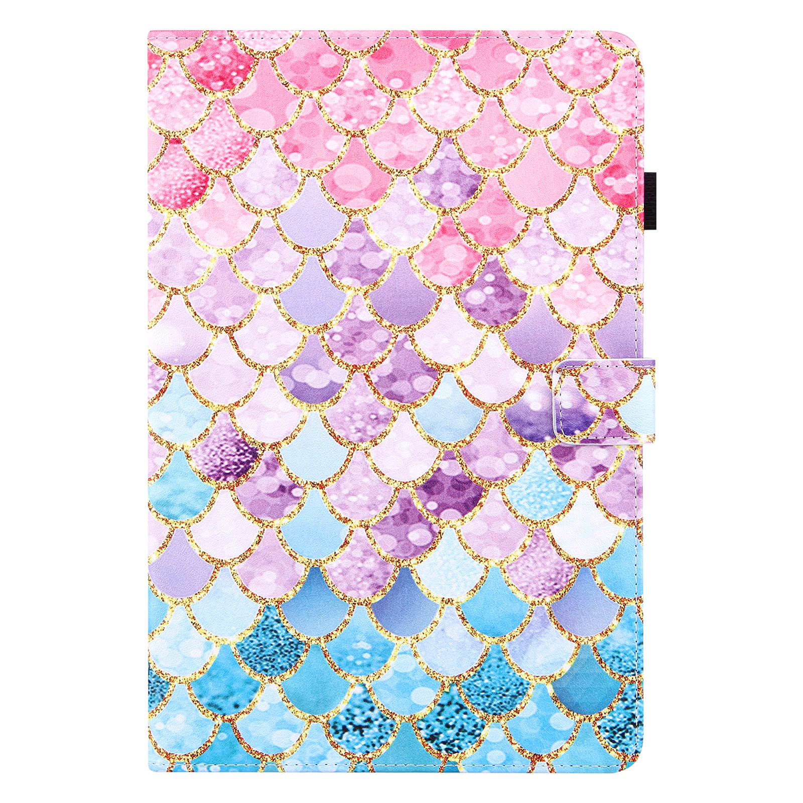 MadBee Slim Case for Lenovo Tab M10 Plus/Lenovo Tab M10 FHD Plus/TB-X606X/TB-X606F, PU Leather Wallet Case Colorful Pattern Design Flip Wallet Case Cover [No Auto Sleep/Wake] (#A) — image 1