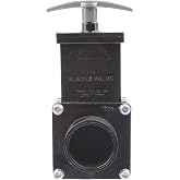 Valterra Dump Valve - 1.5 Inch, Silver/Black