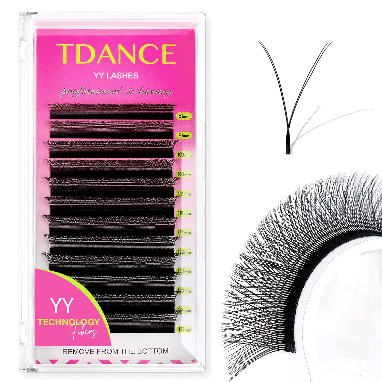 TDANCE YY Lash Extensions D Curl 0.05mm Thickness