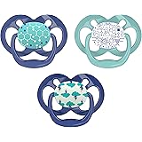 Dr. Brown's Advantage Day and Night Time Baby Pacifiers, 6-18 Month, Blue, 3 Count