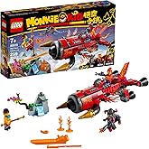 LEGO Monkie Kid Red Son’s Inferno Jet 80019 Building Kit (299 Pieces)