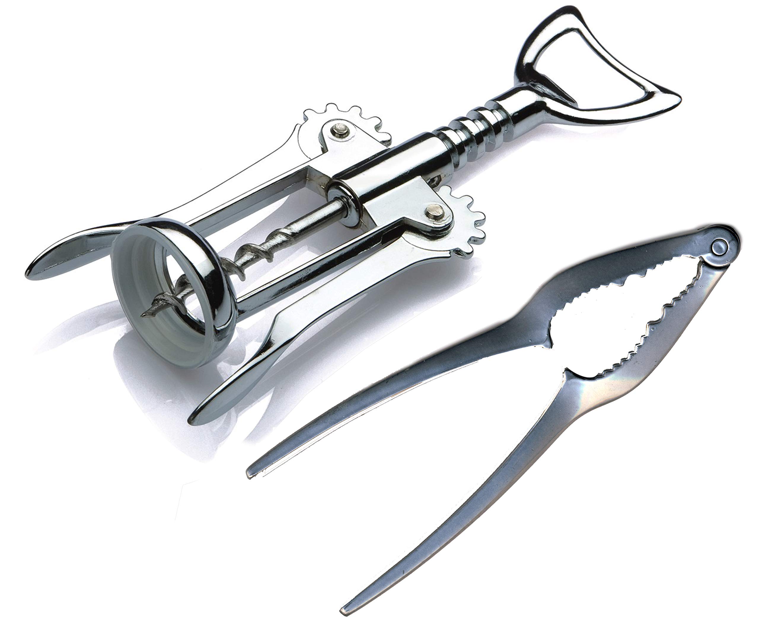 ZASEVES CREAZIONI i Colori nel Cuore - Duet Open and Crusher, Corkscrew/Corkscrew with Nutcracker/Bottle Opener, Italian Products