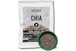 Premium Bulk Chia Seeds (10Lbs Bag) | A+ Grade Chia | Nutrient-Packed Superfood | Non-GMO | Gluten-Free Chia Seeds Bulk | Veg