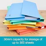 Elba Foolscap Document Wallets A4+ Pack of 10 Assorted Colours view 5