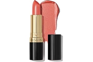 REVLON Lipstick, Super Lustrous Lipstick, Creamy Formula For Soft, Fuller-Looking Lips, Moisturized Feel in Reds & Corals, Peach Me (628) 0.15 oz