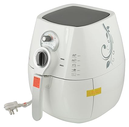 Brightflame 3.2L 1350-Watt Healthy Air Fryer (White)