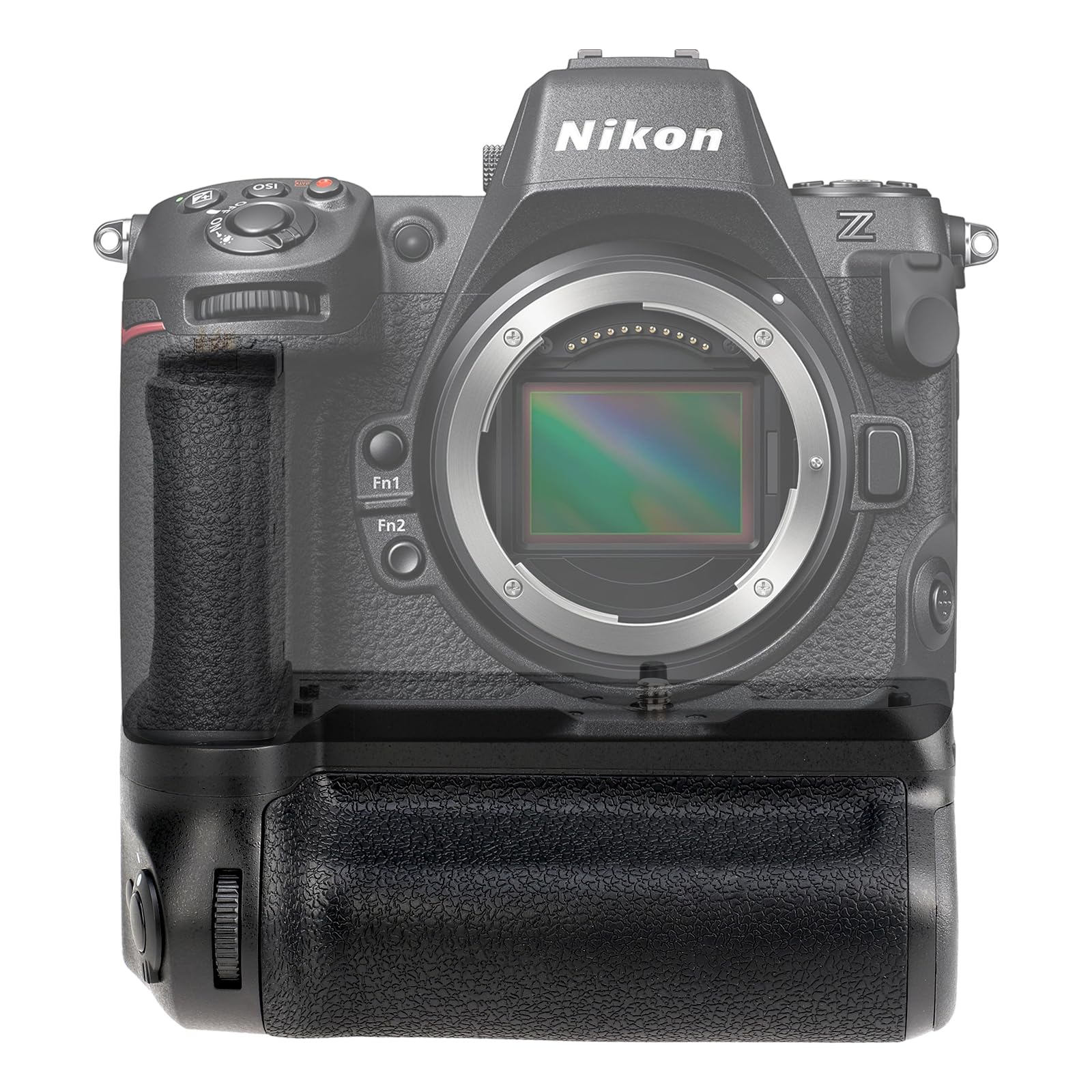Photo 1 of Hersmay Vertical Holder Multi Battery Grip for Nikon Z8 Camera Replacement for Nikon MB-N12 Battery Holder for Up to Two EN-EL15C Battery