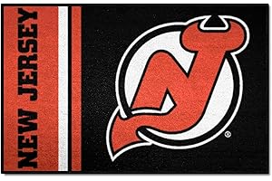 FANMATS 19269 New Jersey Devils Starter Mat Accent Rug - 19in. x 30in. | Sports Fan Home Decor Rug and Tailgating Mat Uniform Design