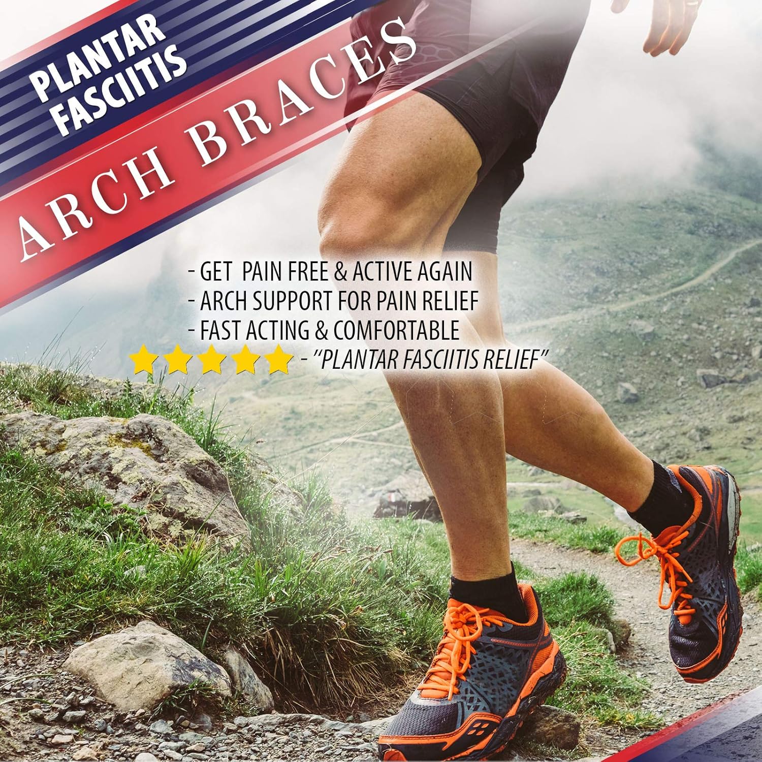 Plantar Fasciitis Brace Arch Supports - Arch Brace for Foot & Heel Pain Relief. Compression Sleeves Help Sore Heels, Bone Spurs, Flat Feet or High Arches Copper Infused Bands Plantar Fasciitis (Beige): Health & Personal Care