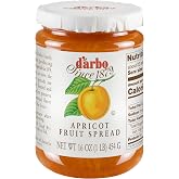 D&rsquo;arbo All-Natural Apricot Fruit Spread, 16 oz (454g) | Crafted Tradition | Pure Fruit Flavor No Artificial Preservatives&mdash;Ensuring a Naturally Sweet and Flavorful Spread.