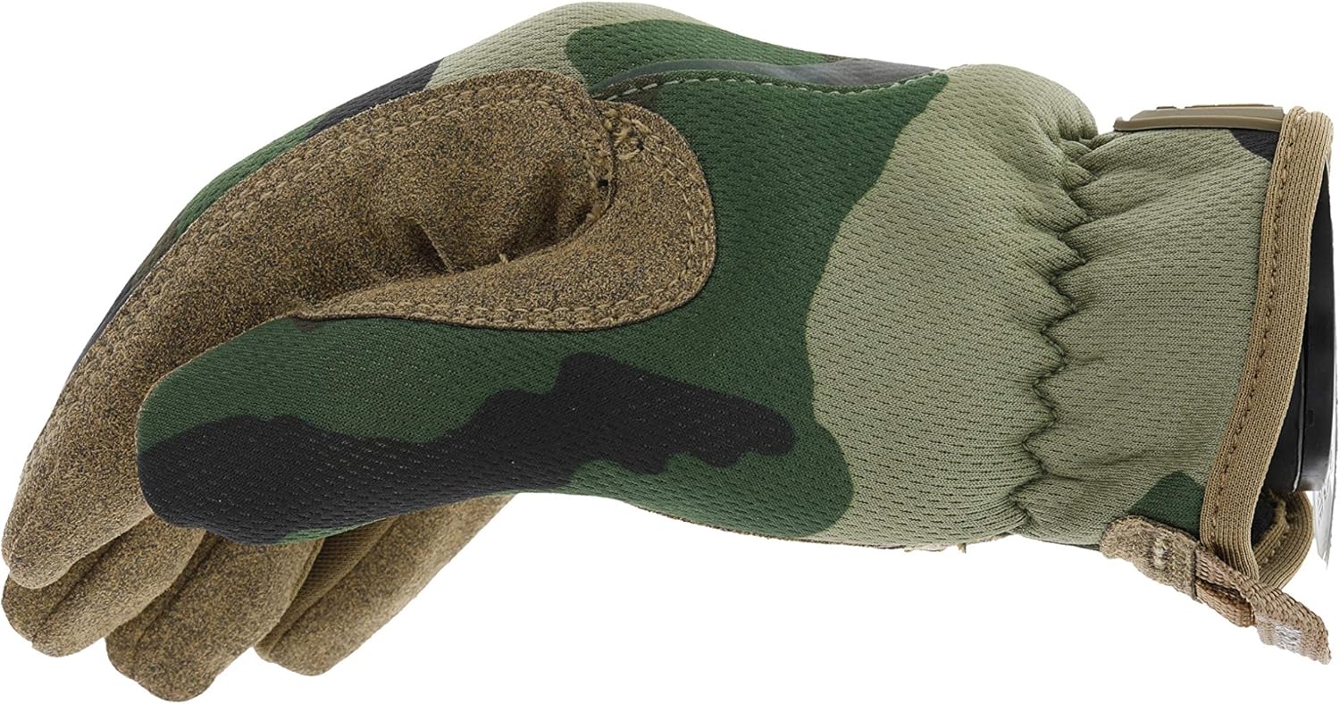Mechanix Wear - FastFit Woodland Camo Touch Screen Gloves (Medium, Camouflage) - Image 4