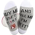 ZJXHPO Diet Drinks Crew Sock Drinker Gift Buy Me Diet Drinks And Tell Me I’m Pretty Novelty Sock Drinks Lover Gift
