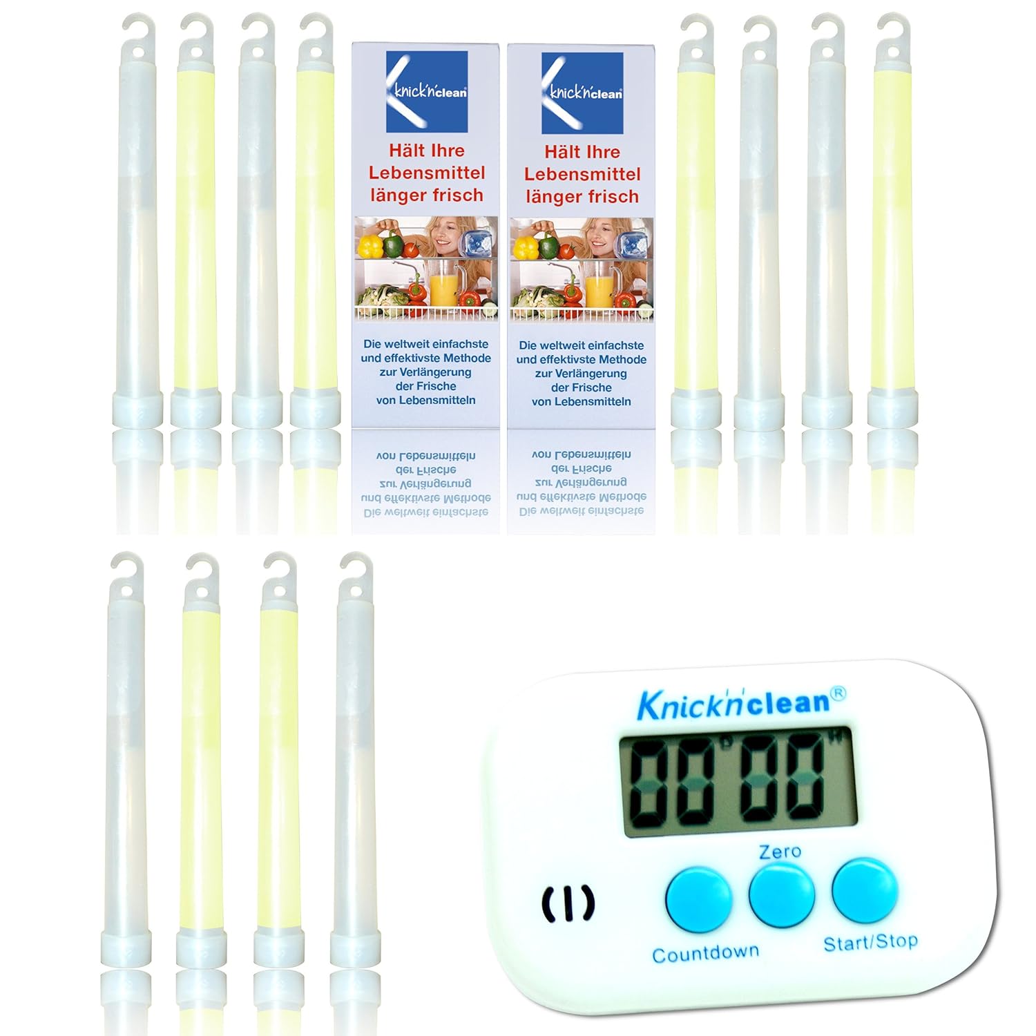 Knick n clean - Juego de 12 Incluye Día Contador y soporte ...