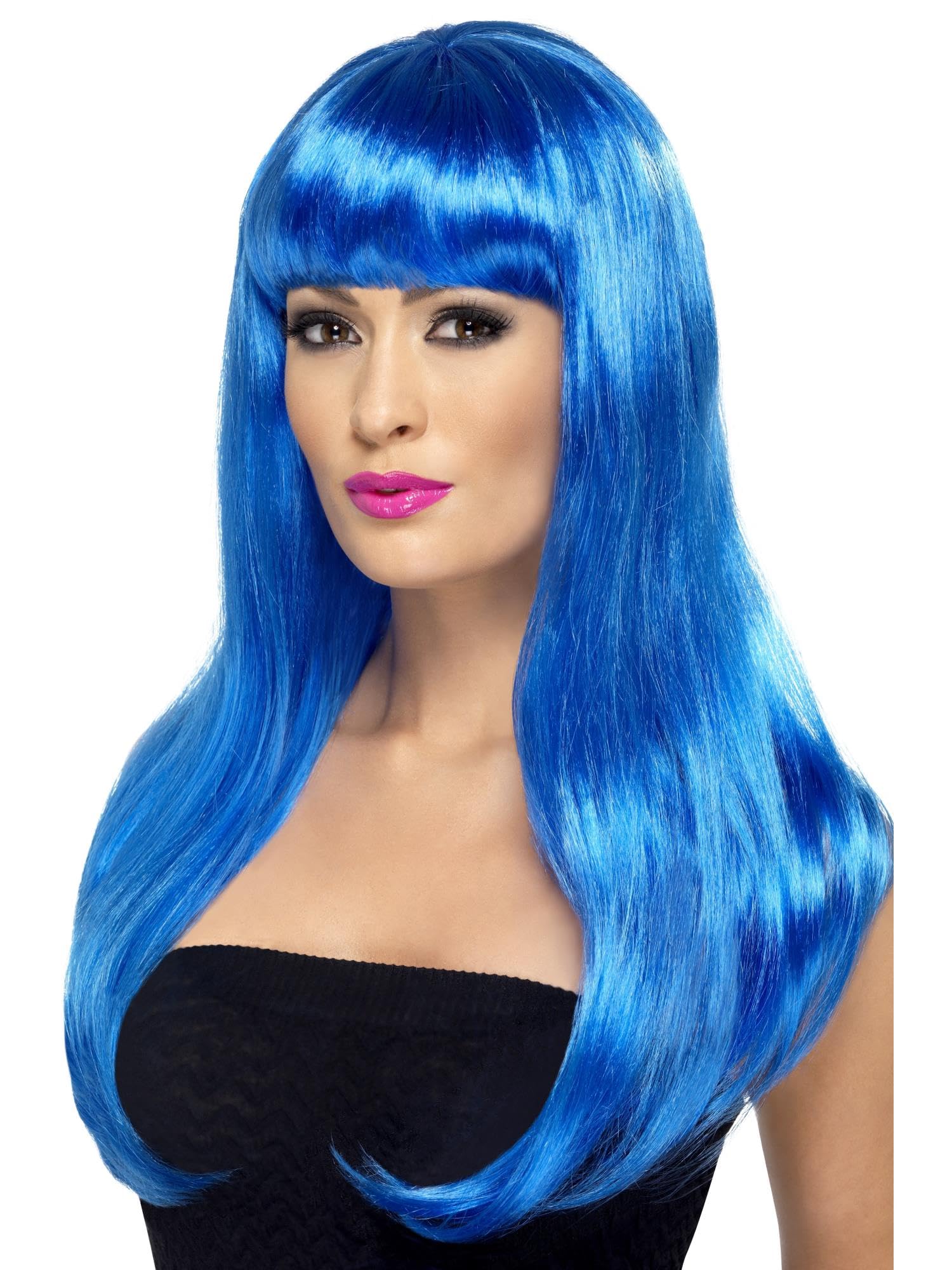 Smiffys Womens/Ladies Babelicious Wig (One Size) (Blue)
