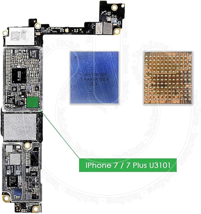 techzone u3101 main audio ic 338s00105 bga chip for apple iphone 7 iphone 7 plus