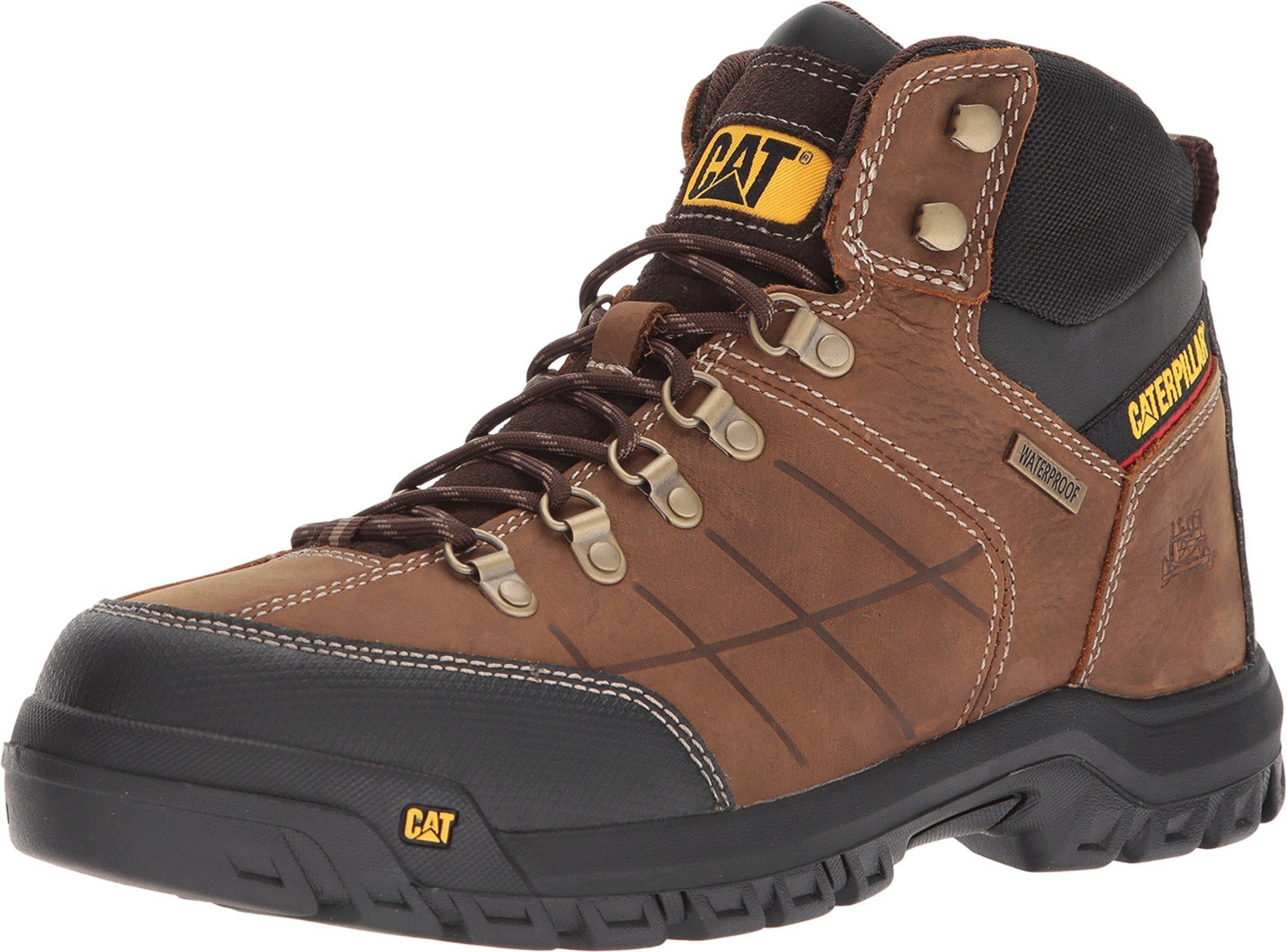 Cat Footwear Men's Threshold Waterproof Soft Toe Work Boot, Real