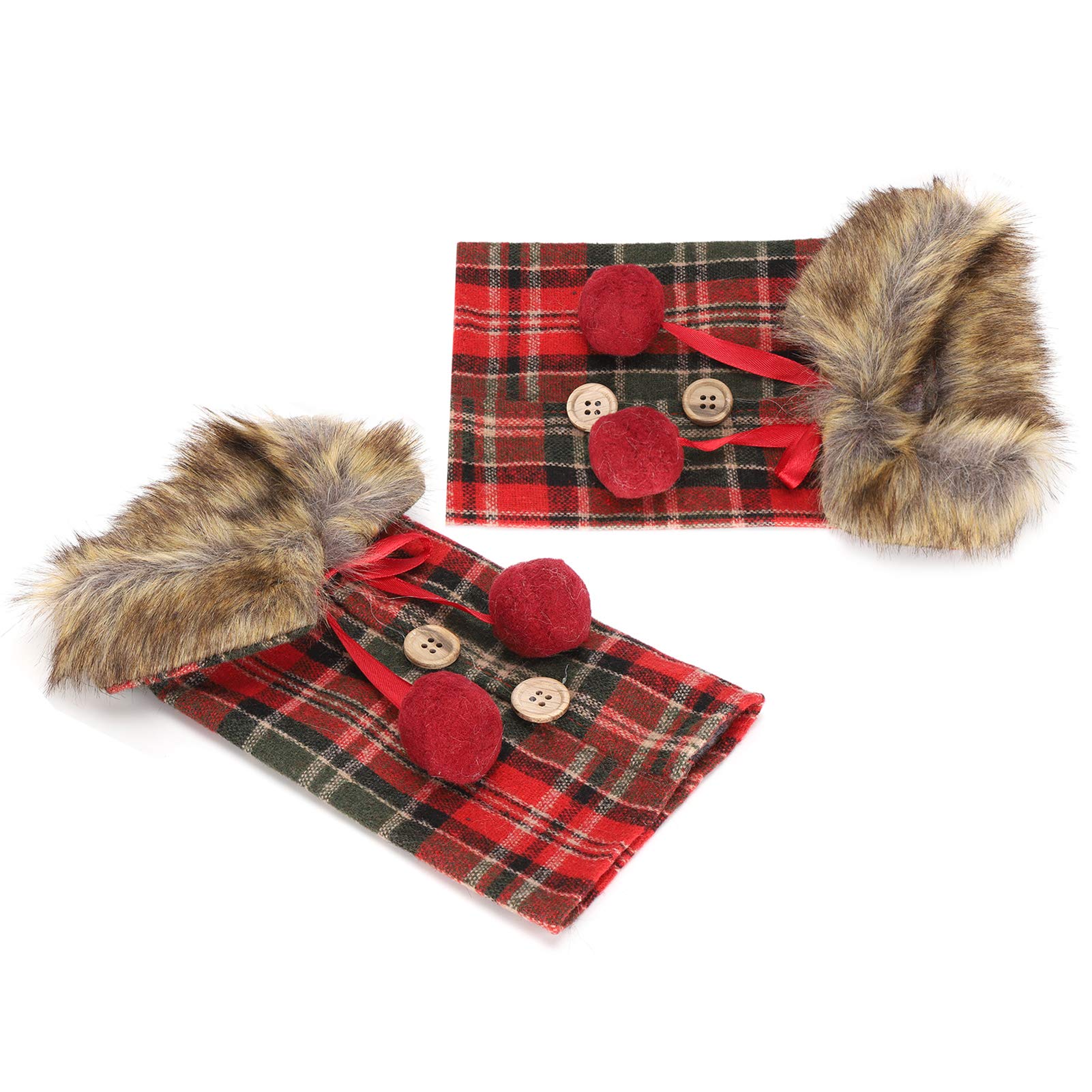 Christmas Champagne Bottle Cover Red Wine Bottle Cover Wine Bottles Cover Decorations for Home Holiday Party