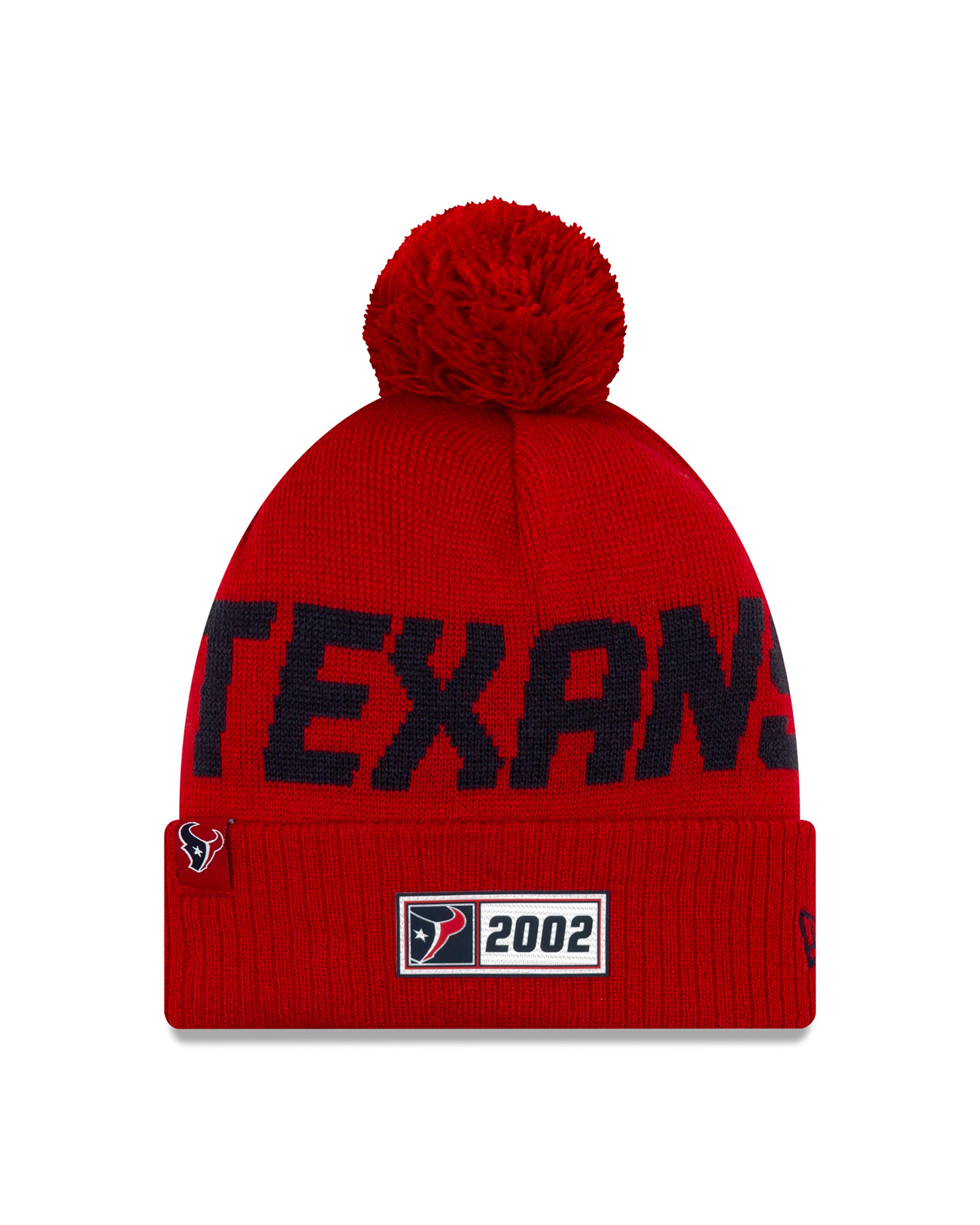 New Era NFL HOUSTON TEXANS Authentic 2019 Sideline Road Reverse Sport Bobble Knit