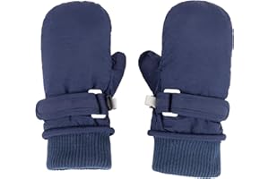 CaySep Winter Ski-Gloves for Boys Girls Warm Knit Mittens Outdoor Gloves Winter Waterproof Mittens for Kids 2-5Years