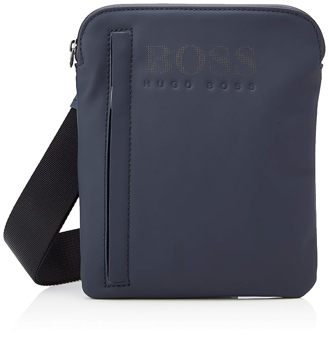 BOSS Herren Hyper_s Zip Env Schultertasche, Blau (Navy) 0.1x24x20 cm