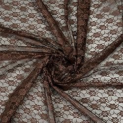 MDS Pack of 20 Yard Bridal Solid Raschel Lace