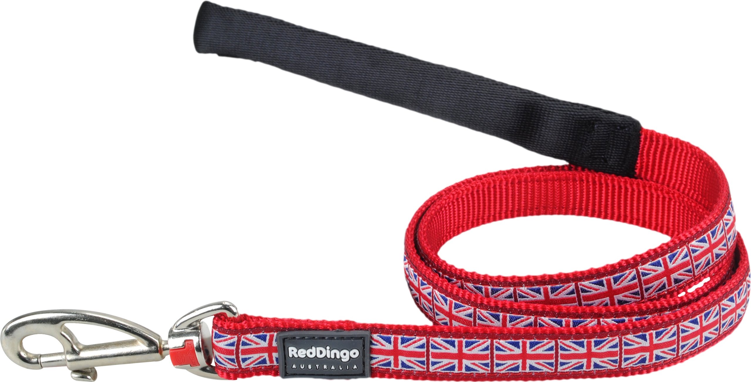 Red Dingo Designer Dog Lead, Union Jack (20mm x 1.2m) M