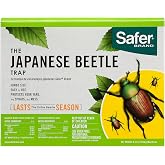 Safer Brand Japanese Beetle Trap with Attractant - 70102 - Includes 1 Trap, 1 Lure, and 2 Jumbo Bags - Japanese Beetle Traps Outdoor