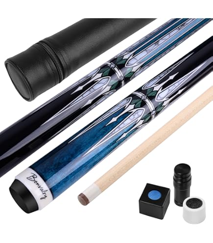 Amazon.com : CUESOUL 58 Inch 19oz 1/2 Maple Billiard Stick