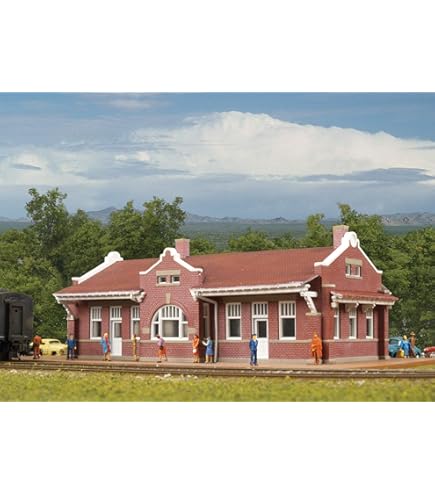 Amazon.com: Kato N Scale Unitrack 2-Stall Engine House Kit