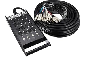 Hosa SH-16X4-100 Pro-Conex 16x4 Stage Box Snake - 100 foot