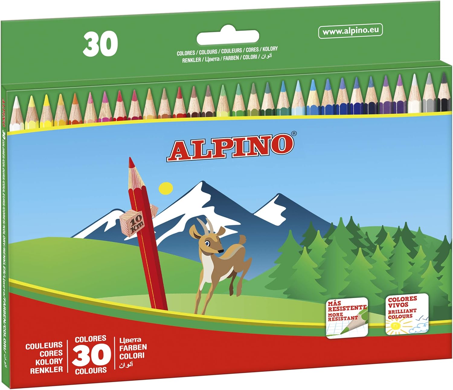 Alpino AL010659 - Estuche 30 lápices: Amazon.es: Oficina y papelería