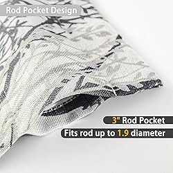 DriftAway Tree Branch Linen Lined Valance Double